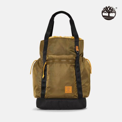 Timberland 女款深橄欖綠尼龍托特背包|A61QU302