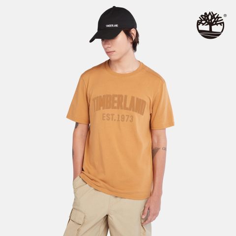 Timberland 男款小麥色水洗短袖T恤|A6QVVP47