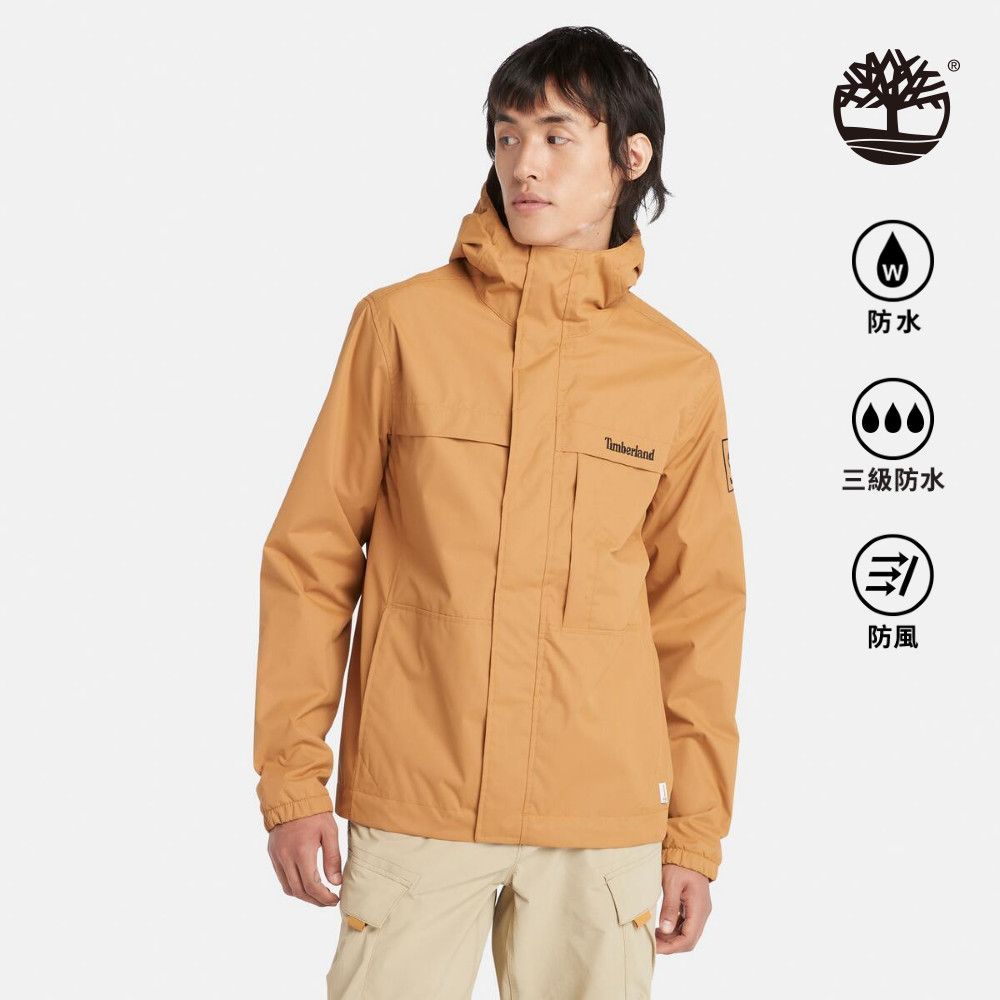 Timberland 男款小麥色Benton防水外套｜A695WP47