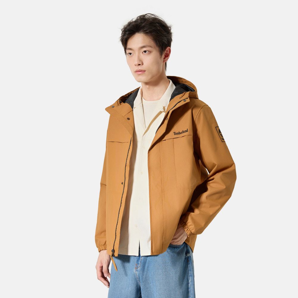 Timberland 男款小麥色Benton防水外套｜A695WP47