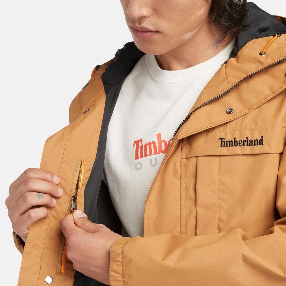 Timberland 男款小麥色Benton防水外套｜A695WP47