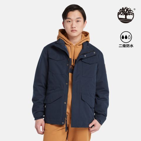 Timberland 男款深寶石藍防潑水3合1外套|A2H9M433