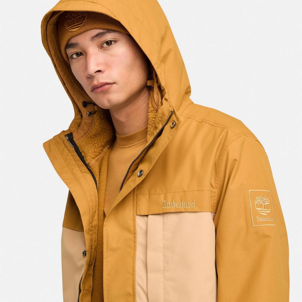 Timberland 男款小麥色Benton防水3合1工殼外套|A696HEW5