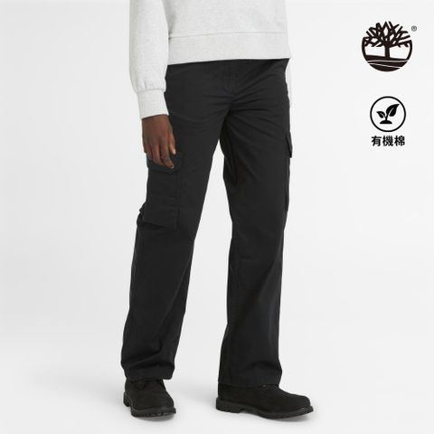 Timberland 女款黑色工裝休閒長褲|A5YYK001