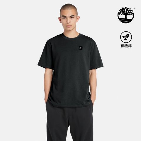 Timberland 男款黑色短袖休閒 T 恤|A42P5001