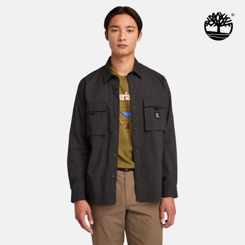 Timberland 男款黑色智慧控溫襯衫外套|A68WU001