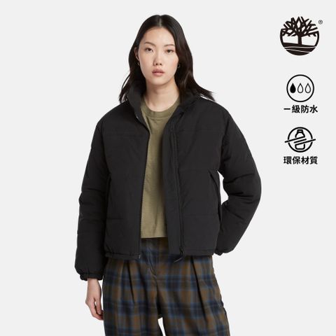 Timberland 女款黑色再生羽絨保暖外套|A6HBW001