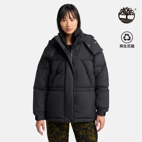 Timberland 女款黑色再生羽絨外套｜A5ZAU001