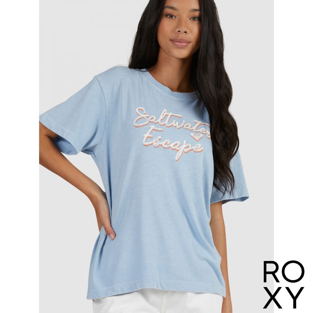 ROXY DAISY TEE 短袖T恤 灰藍