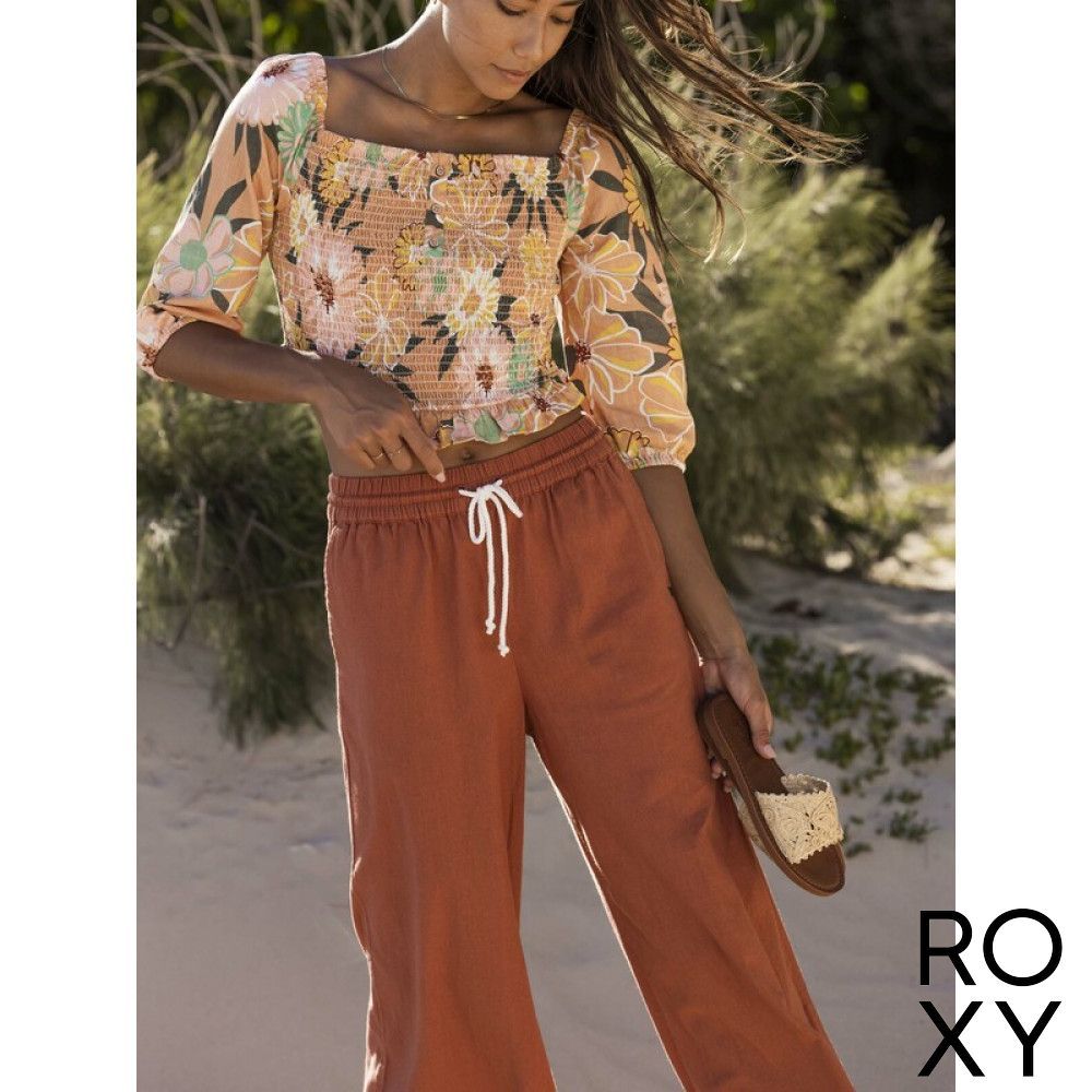 ROXY LEKEITIO BEACH PANT 長褲 咖啡色