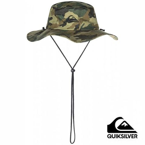 【QUIKSILVER】Bushmaster 帽子 軍綠