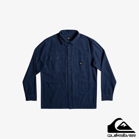 QUIKSILVER GYLE 長袖襯衫 海軍藍