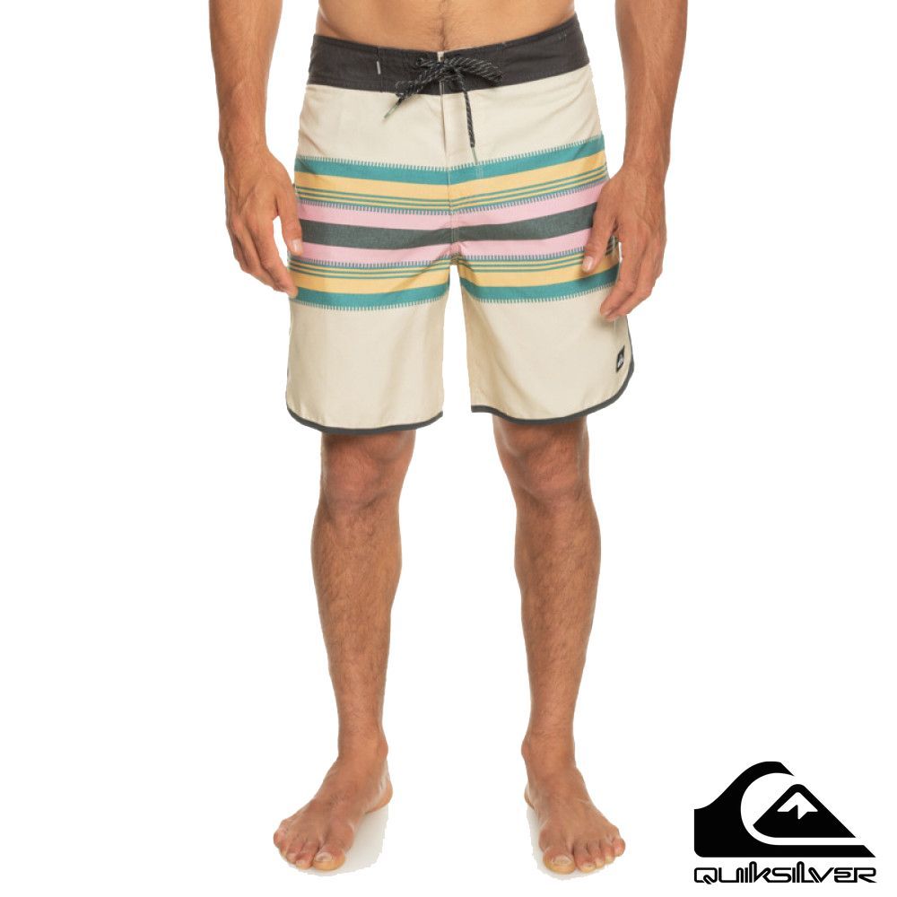 QUIKSILVER EVERYDAY SCALLOP 衝浪褲 19吋 白色