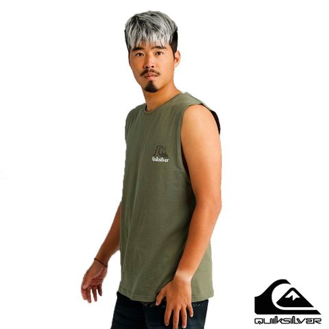 QUIKSILVER SQUARE BIZ MUSCLE 背心 軍綠