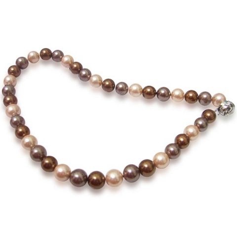 【小樂珠寶】散發迷人氣息-3A南洋深海貝珍珠項鍊