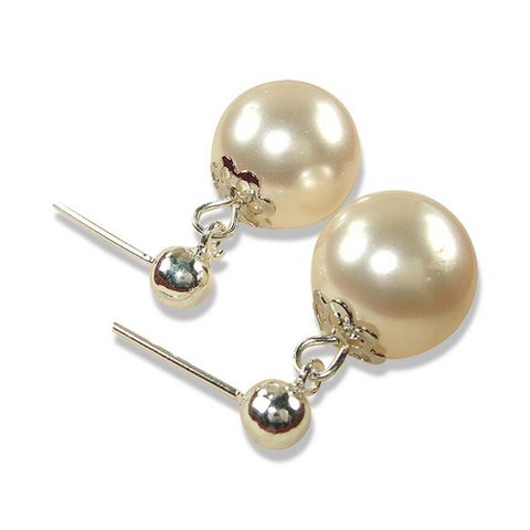 【小樂珠寶】春氛時光3A南洋深海貝珍珠耳環