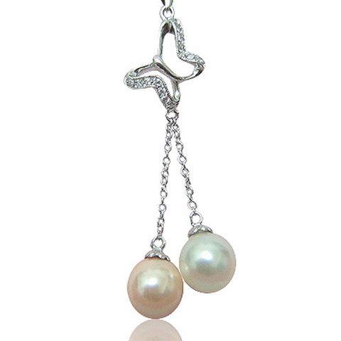 【小樂珠寶】3A正圓南洋深海貝珍珠項鍊