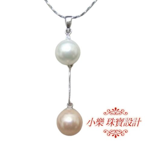 【小樂珠寶】頂級天然珍珠7-8mm項鍊墜鍊