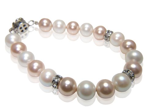 3A南洋深海貝珍珠8-10mm手鍊