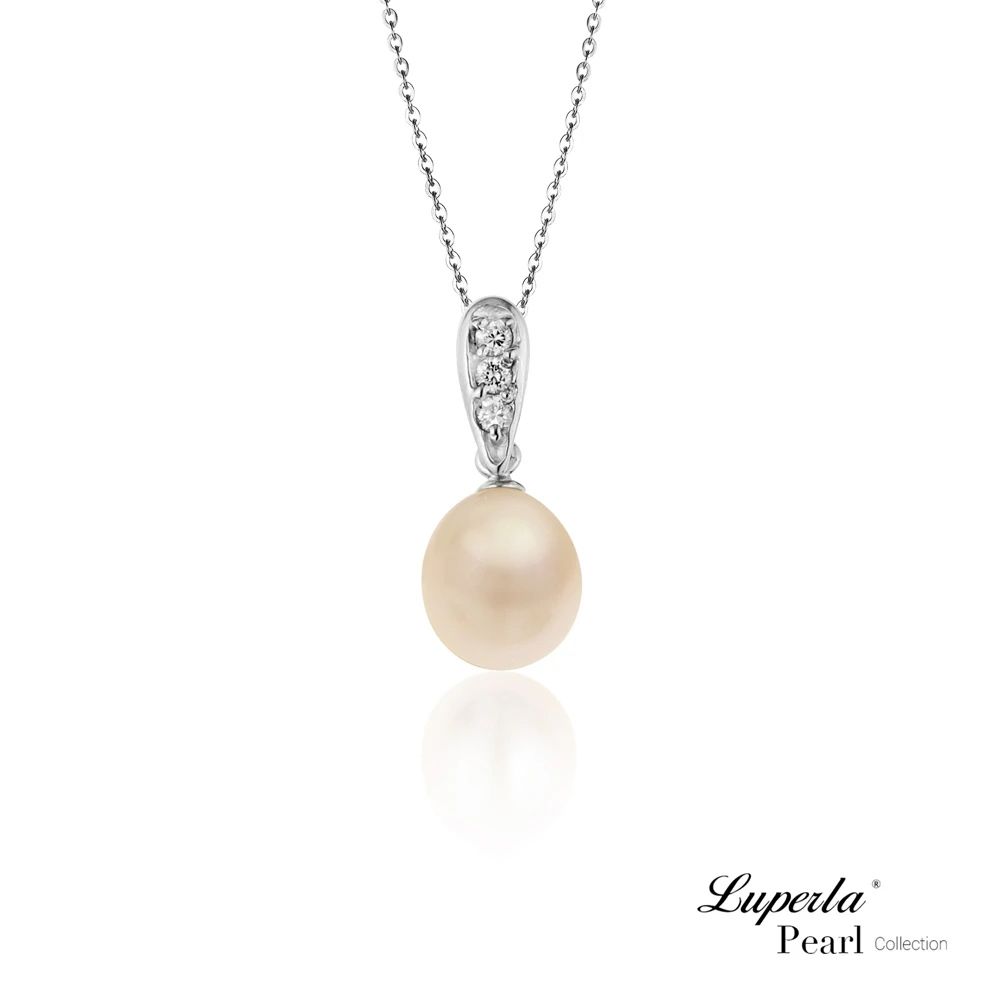 Luperla 大東山珠寶 輕奢珠寶 仙女姐姐 925純銀 天然淡水珍珠項鍊 9.5-10mm 3選1 (氣質珍珠/925銀)