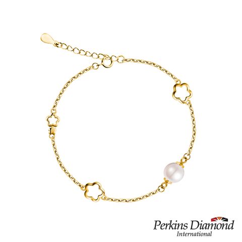PERKINS 伯金仕 flower系列 925純銀珍珠手鍊