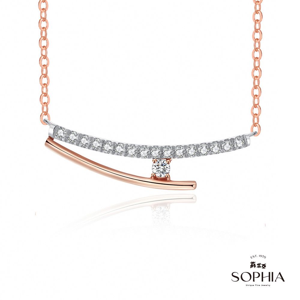 SOPHIA 蘇菲亞  珠寶 - 一見鍾情 14K金 鑽石項鍊