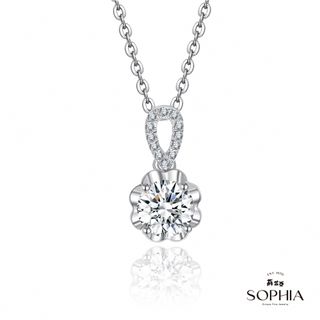 SOPHIA 蘇菲亞珠寶 - 捧花 0.50克拉 18K白金 鑽石項鍊