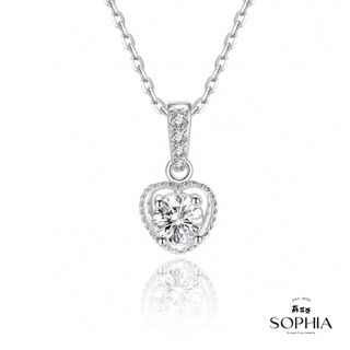 SOPHIA 蘇菲亞珠寶 - 無限的愛 0.30克拉 18K白金 鑽石項鍊