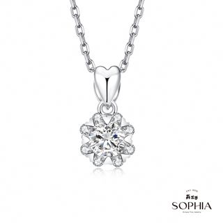 SOPHIA 蘇菲亞珠寶 - 費洛拉S 0.30克拉 18K白金 鑽石項鍊