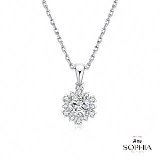 SOPHIA 蘇菲亞珠寶 - 花火 0.30克拉 18K白金 鑽石項鍊