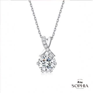 SOPHIA 蘇菲亞珠寶 - 心願 1.00克拉 18K白金 鑽石項鍊