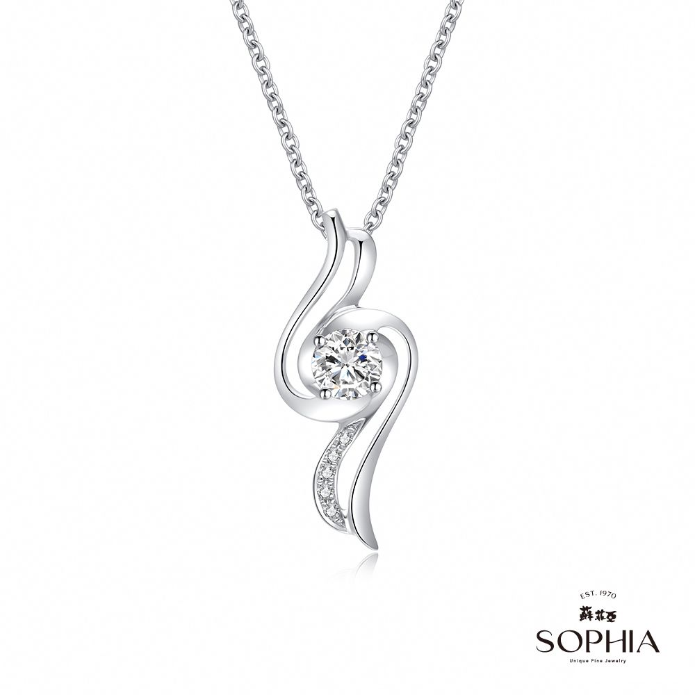 SOPHIA 蘇菲亞  珠寶 - 戴納斯 30分 F/VVS1 18K金 鑽石項墜