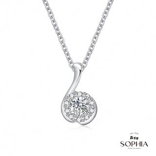 SOPHIA 蘇菲亞珠寶 - 真愛限定 0.30克拉 18K白金 鑽石項鍊
