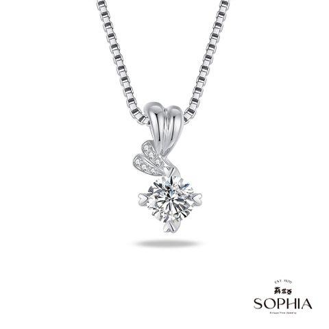 蘇菲亞SOPHIA - 漫漫 30分 F/VS2 18K金 鑽石項墜