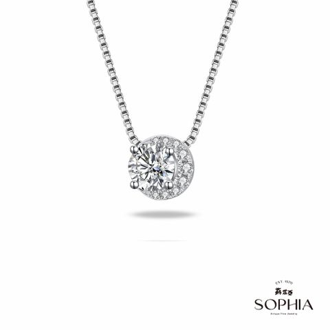 蘇菲亞SOPHIA - 盼願 30分 F/VS2 18K金 鑽石項墜
