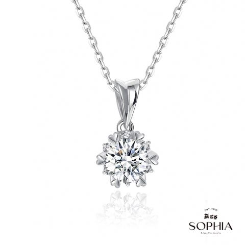 SOPHIA 蘇菲亞珠寶 - 費洛拉 50分 F/VS2 18K金 鑽石項墜