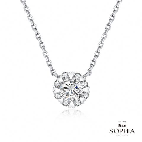 SOPHIA 蘇菲亞珠寶 - 費洛拉S 20分 18K金 鑽石項鍊