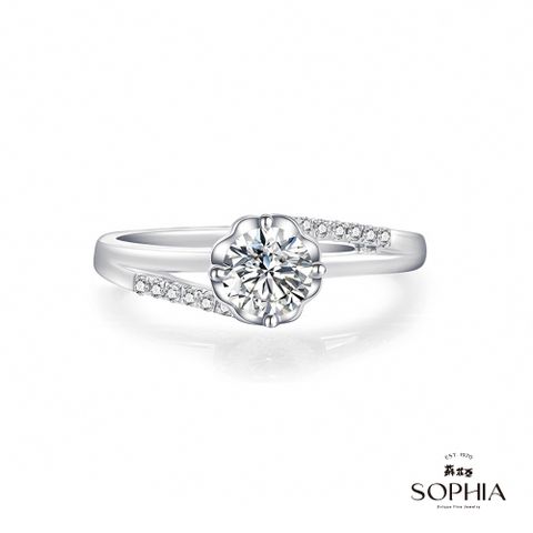 SOPHIA 蘇菲亞珠寶 - 幸福捧花 1.00克拉 F/VVS1 18K金 鑽石戒指