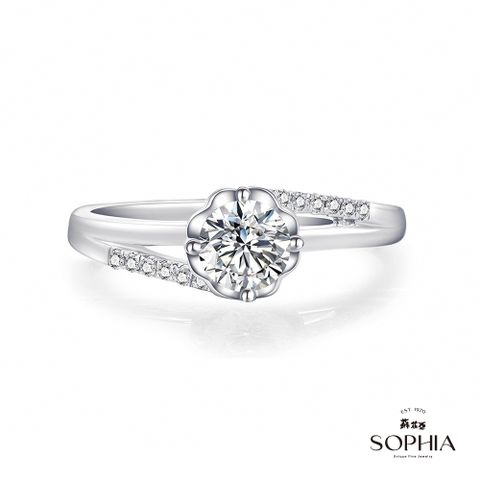 SOPHIA 蘇菲亞珠寶 - 幸福捧花 50分 F/VS2 18K金 鑽石戒指