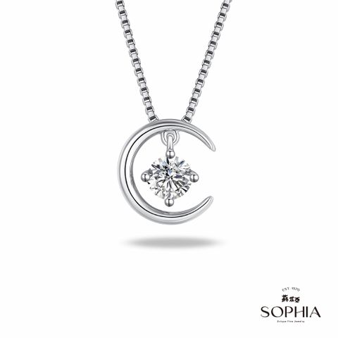 SOPHIA 蘇菲亞珠寶 - LUNA 30分 GIA E/SI2 18K金 鑽石項墜