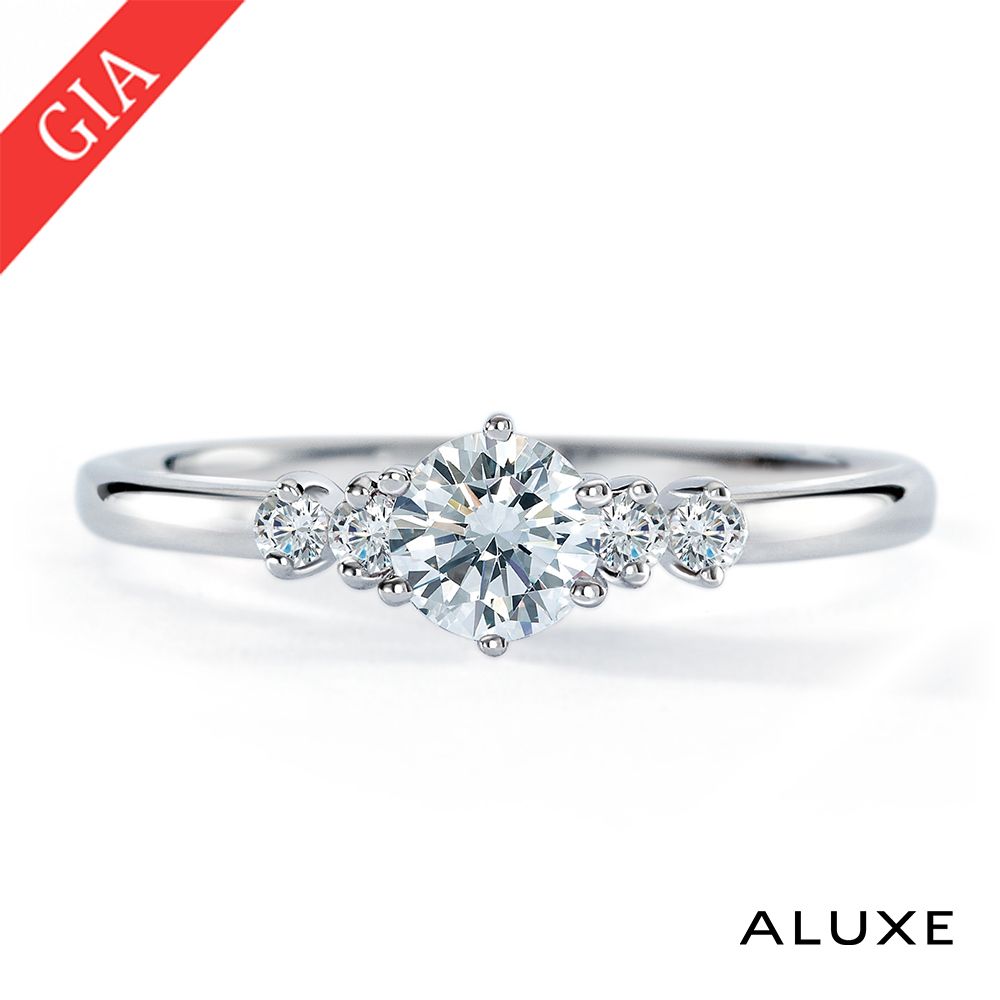 ALUXE 亞立詩 GIA 0.30克拉 DSI1 3EX 18K金 求婚鑽戒 RS0632