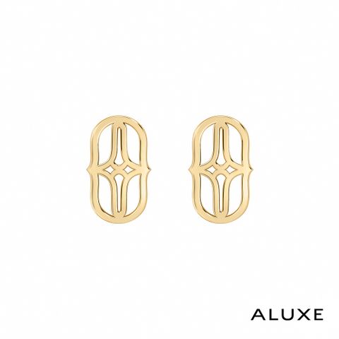 ALUXE 亞立詩 10K金 遇見愛 鬱金香時尚耳環 EE0207