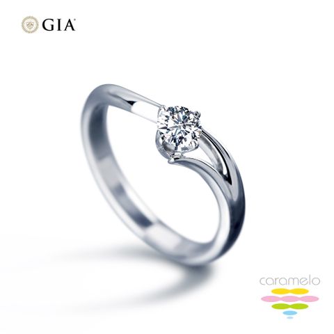 Caramelo 彩糖鑽工坊 彩糖 GIA 50分 H/SI2 求婚戒 天然鑽石