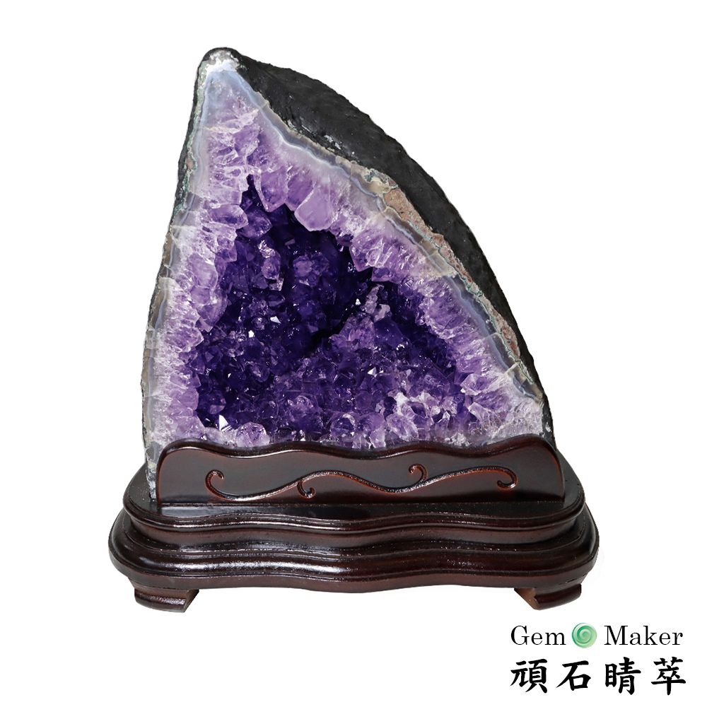 GemMaker 頑石睛萃 開運招財天然巴西紫晶洞 FA-312(13.35kg)