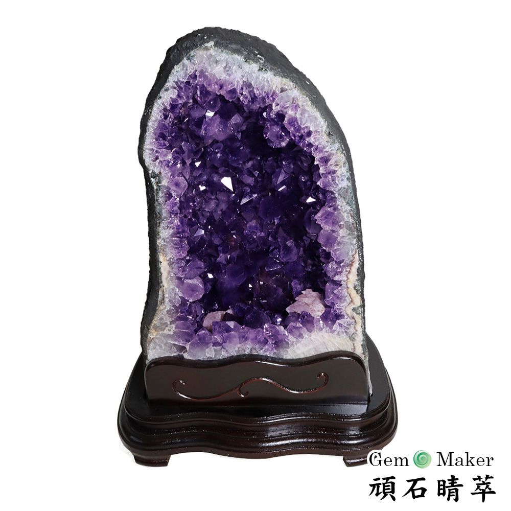 GemMaker 頑石睛萃 開運招財天然巴西紫晶洞 FA-315(13.55kg)