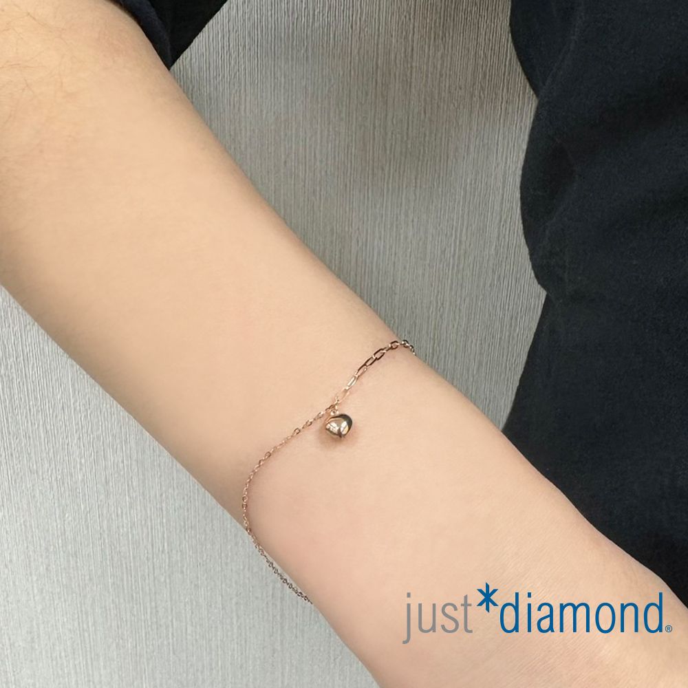 Just Diamond 鎮金店 炙熱之心 18K玫瑰金手鍊(網路限定)