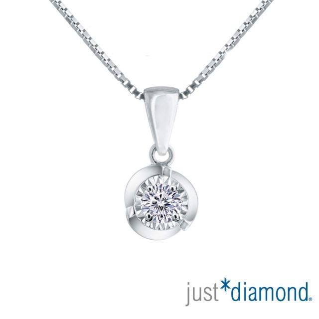 Just Diamond 鎮金店 Dreamy系列 18K金鑽石吊墜(不含鍊)