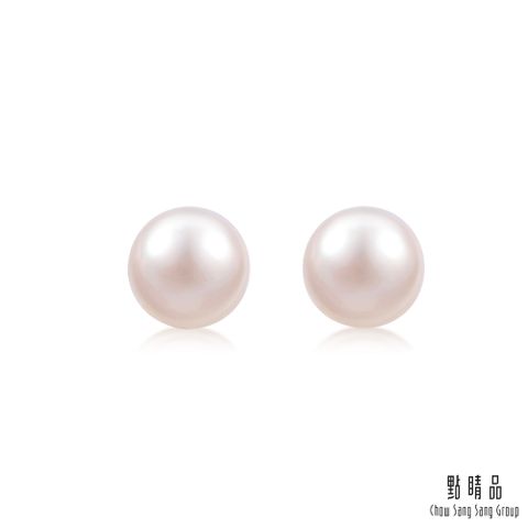 點睛品 La Pelle 日本AKOYA珍珠18K金耳環_一對(5mm)