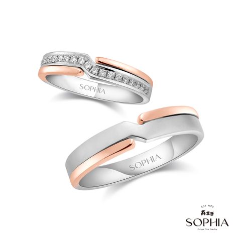 SOPHIA 蘇菲亞 珠寶 - 復刻 18K金 結婚對戒