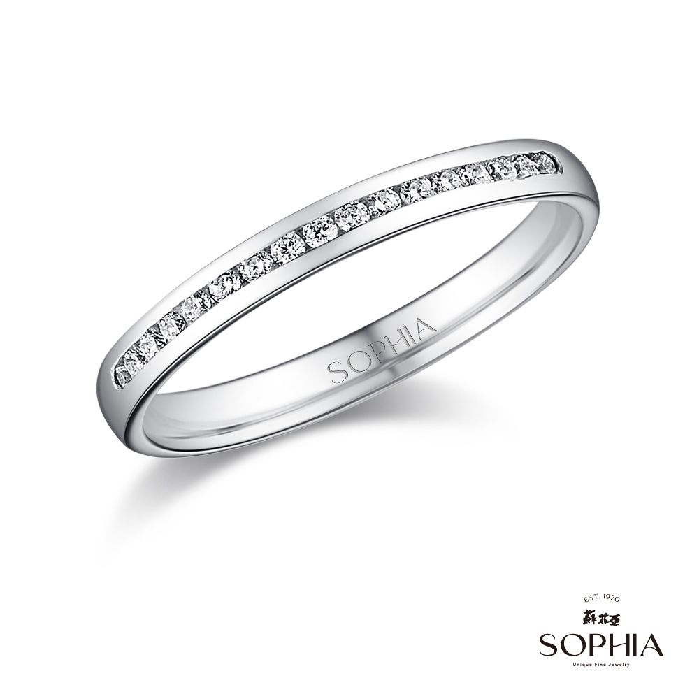 SOPHIA 蘇菲亞  珠寶 - Verna 薇娜 950鉑金 結婚對戒-女戒